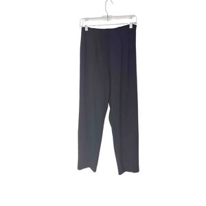 L.L. Bean Traveler Pants Women's Navy‎ Blue Pull On Stretch Straight Leg Medium